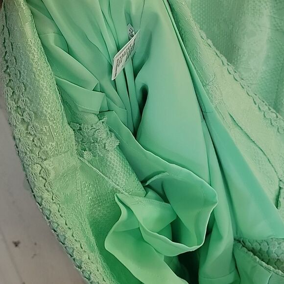 NWOT Antonio Melani GORGEOUS Lace Midi Dress in mint Green - Picture 9 of 16